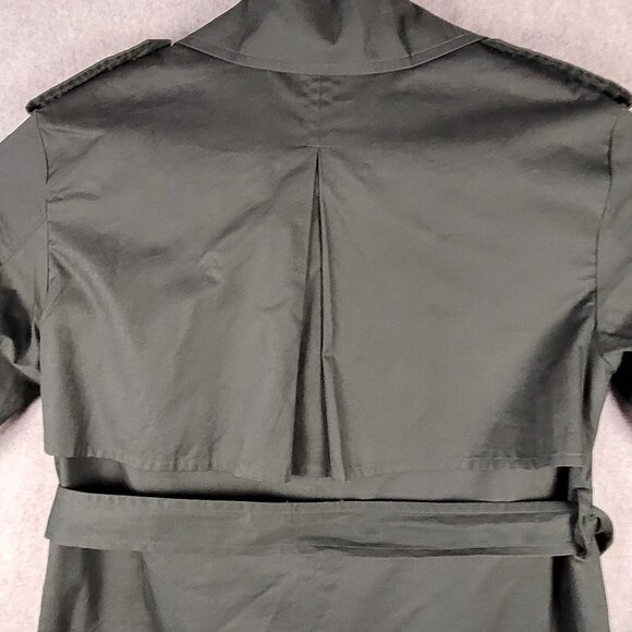Banana Republic Trench Coat Olive Green NOT FOR SALE - Picture 6 of 12